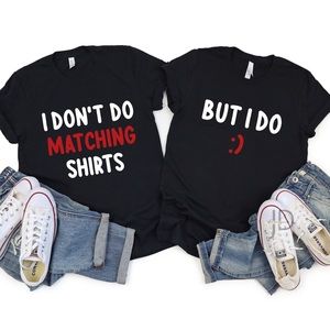 Funny Matching Couples Tshirts